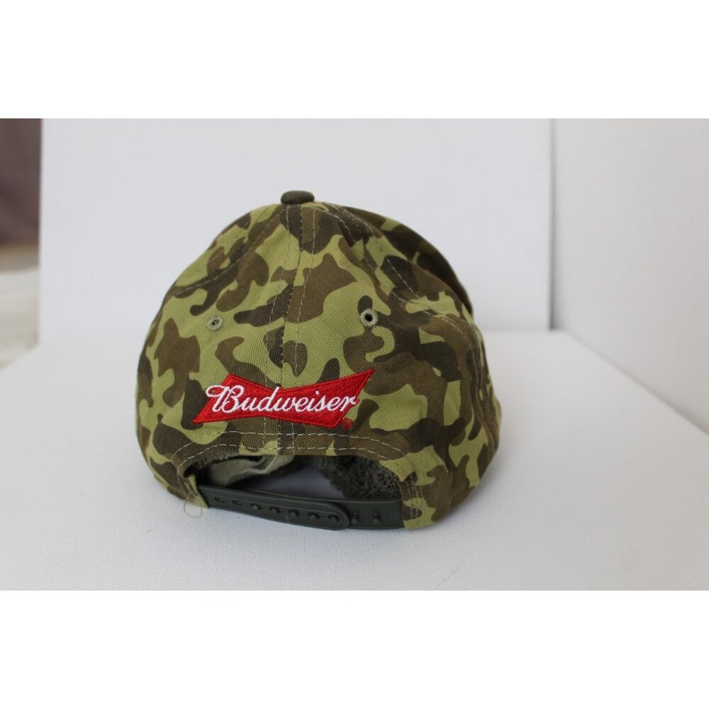 Camouflage Budweiser New York Yankees Embroidered Logo Baseball Cap - Picture 4 of 6